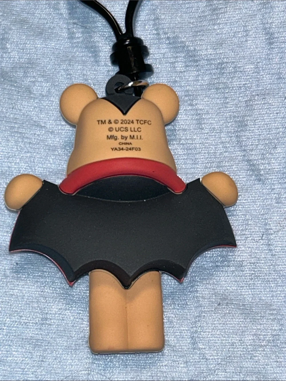 Care Bears x Universal Monsters Tenderheart Bear Dracula 3D Bag Clip.